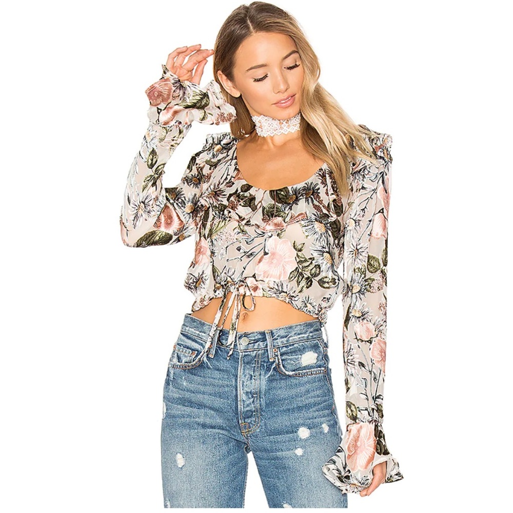 For Love & Lemons - Luciana Ruffle Blouse